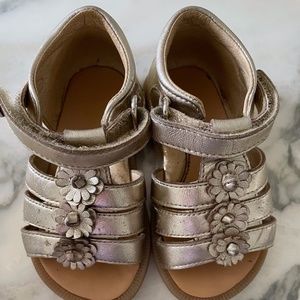 Naturino Baby Girl Gold Sandals